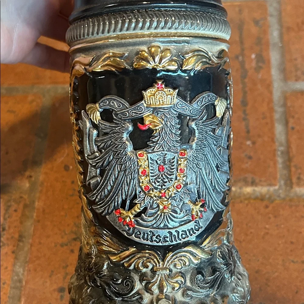 Limited Edition Zöller &  Born German Eagle Beer Stein with Gilded Royal Crown